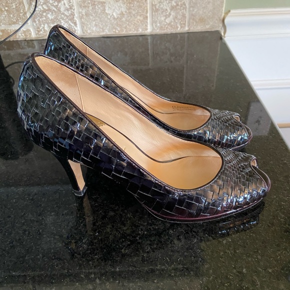 Cole Hann peek-a-boo toe high heels - Picture 4 of 4